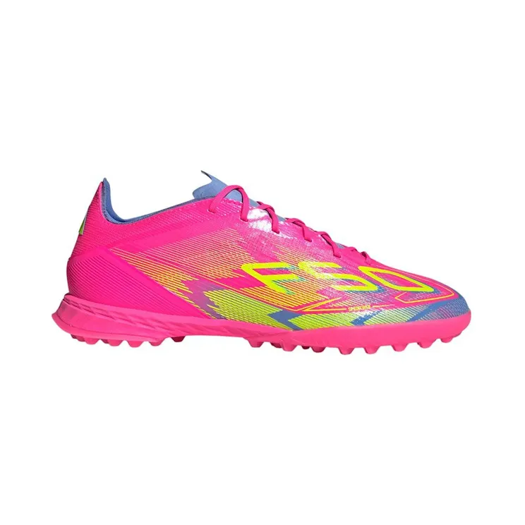 adidas F50 Pro Turf Lucid Pink Lucid Lemon Blue Fusion (JH6416)