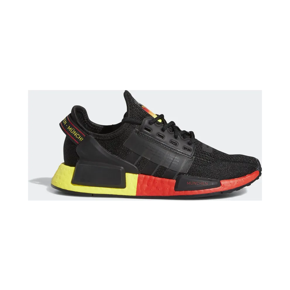 adidas NMD R1 V2 United By Munich (GS) Black/Carbon/Solar Red (FY6630)
