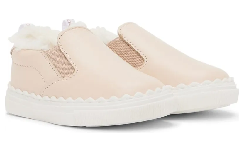 Chloé Baby Pink Faux-Shearling 45K Pink (C09035) (4)