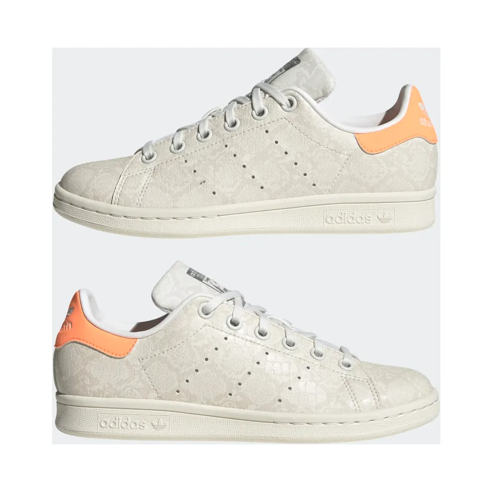 Adidas Stan Smith Core White / Core White / Beam Orange (HP9723)