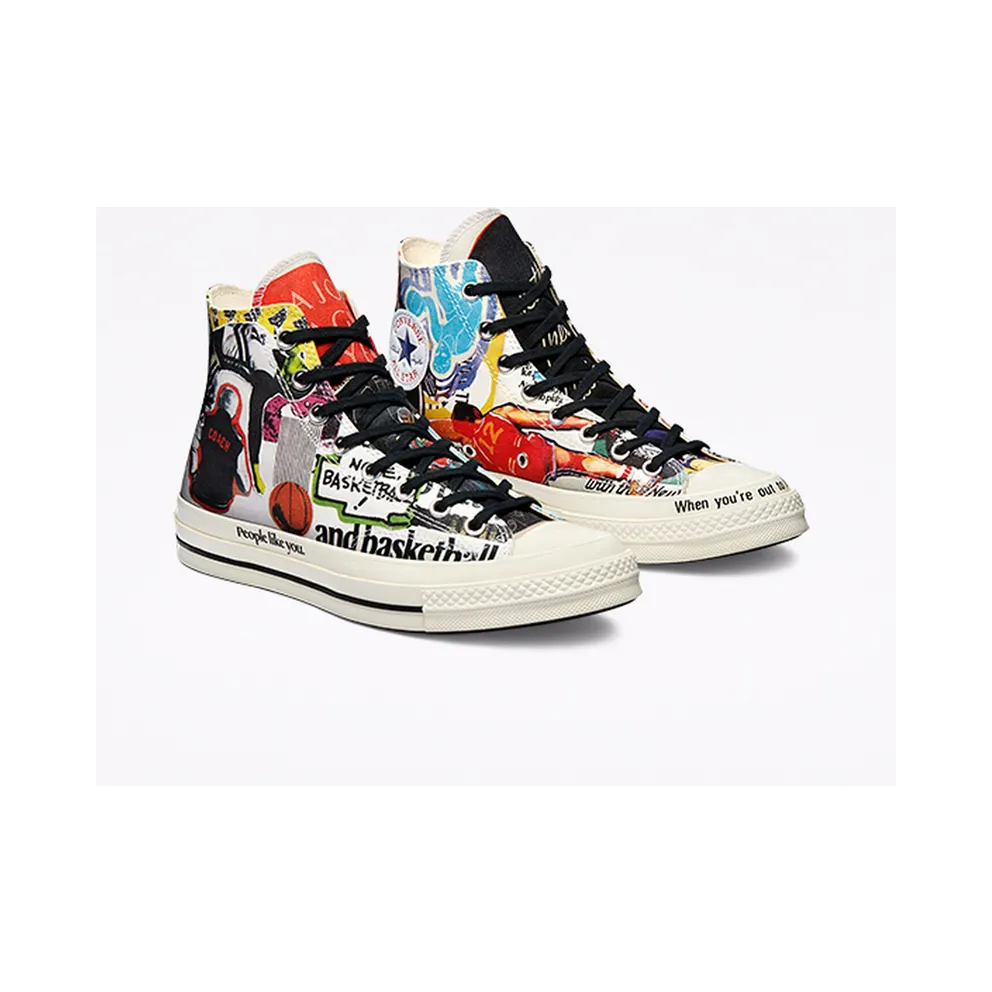 Converse Beat The World Chuck 70 High Top Egret/multi/Black (170680C)