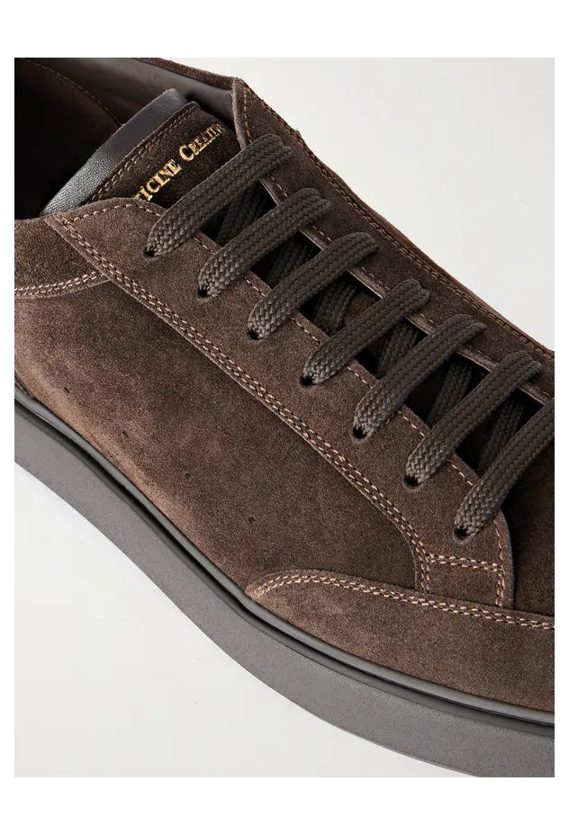 Officine Creative Sequel 001 Lace-Up Suede Sneakers Dark brown (OCUSEQU001-CVCOM00000LC192) (5)