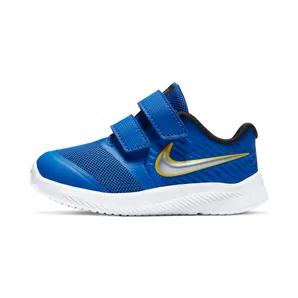 Nike Star Runner 2 Game Royal (TD) “Game Royal / Black / Speed Yellow / Metallic Silver” (AT1803-404)
