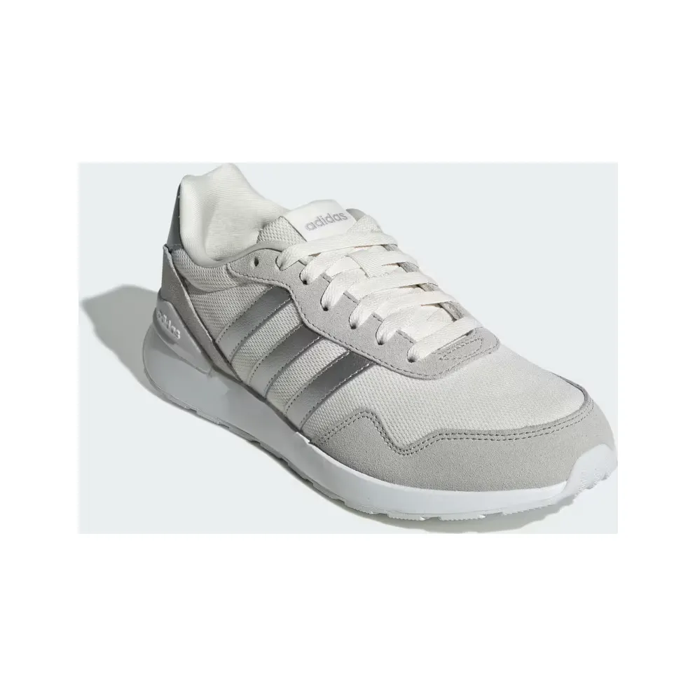 adidas Run 60s 4.0 “Chalk White / Silver Metallic / Grey Two” (JR6628)