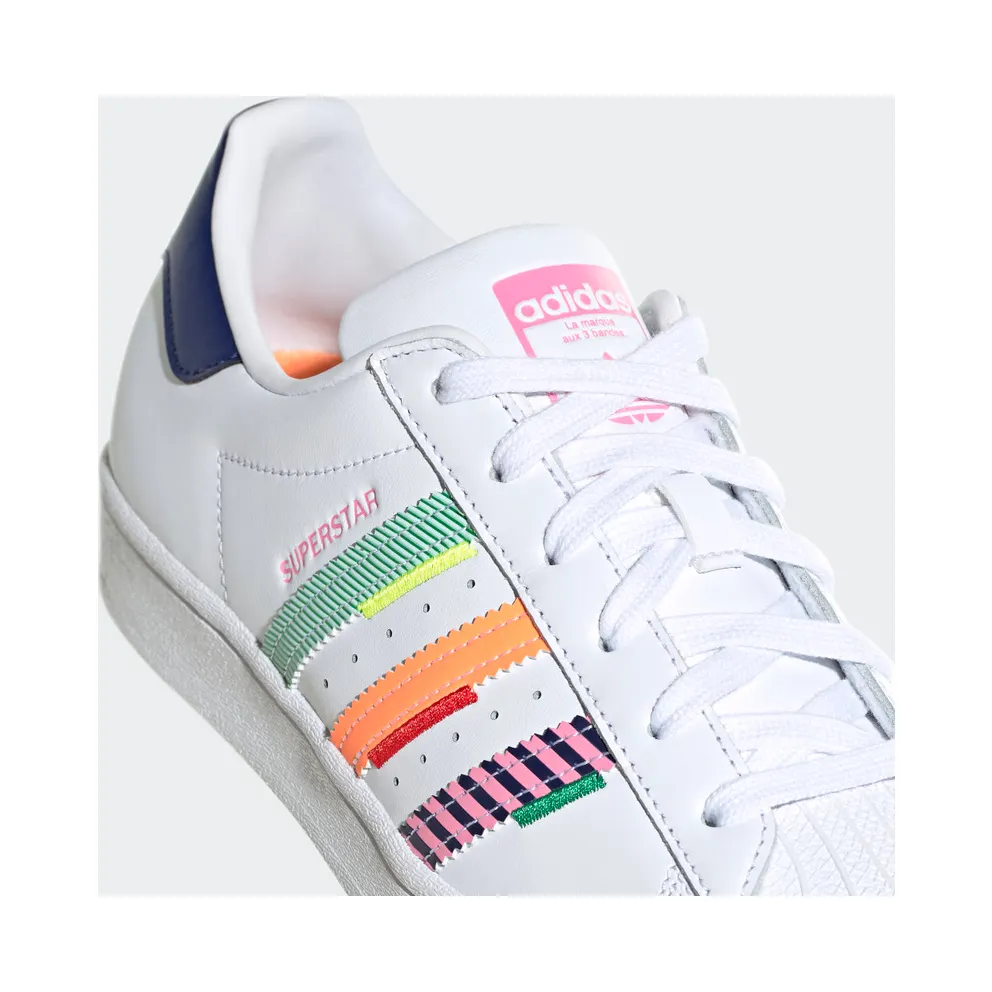 Adidas Superstar Cloud White / Night Sky / Green (GW9783)