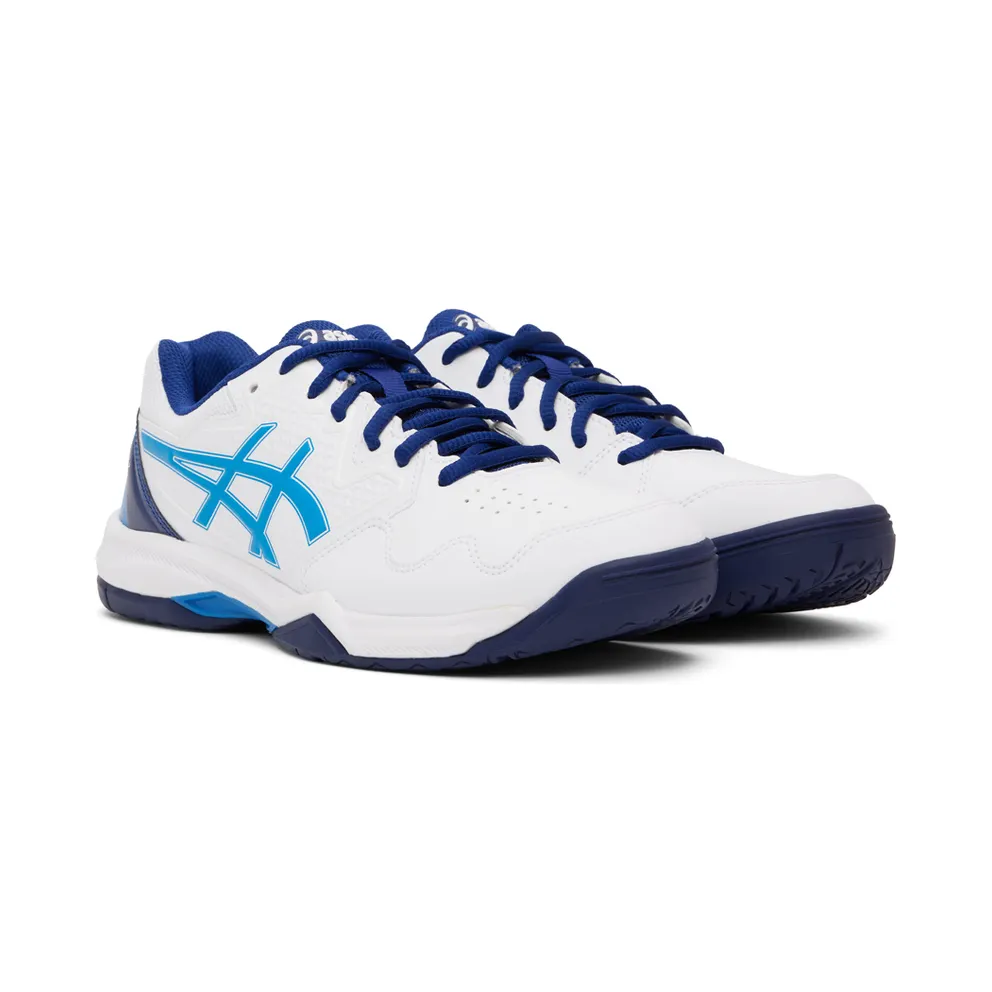Asics White & Blue Gel-Dedicate 7 (1041A223)