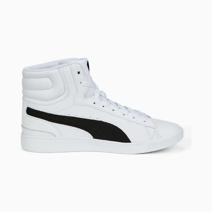 Puma Vikky v3 halfhoge leren Gold/Black/White (38761001)