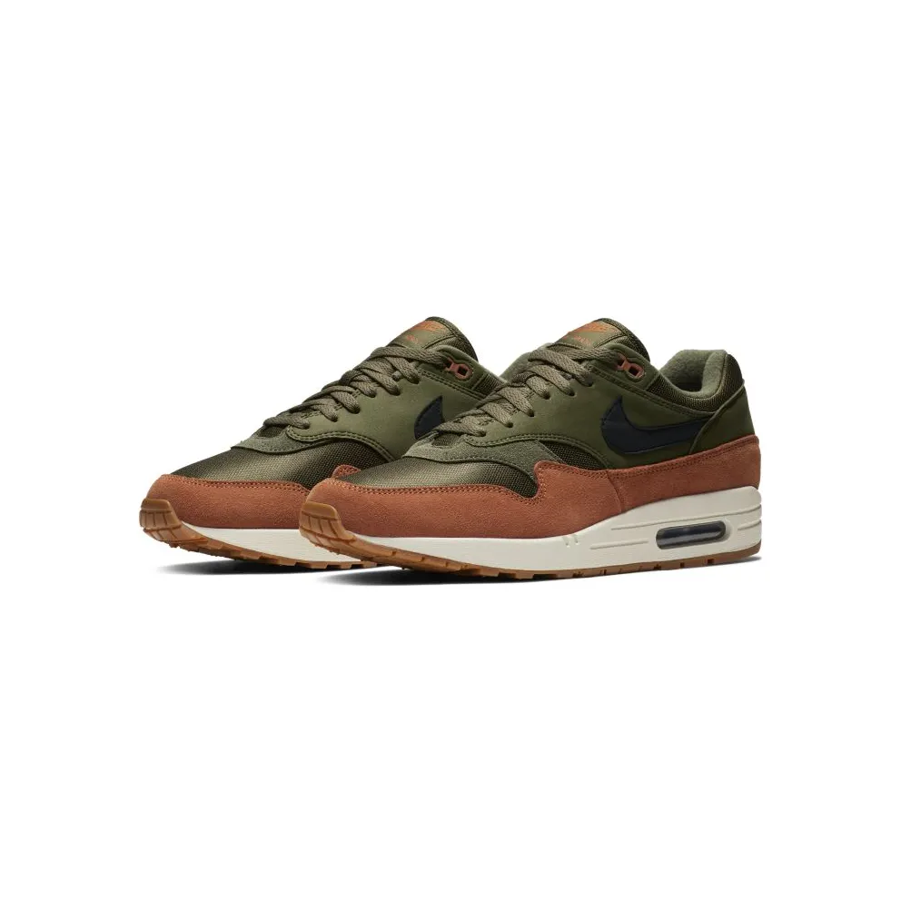 Nike Air Max 1 Olive Canvas Dark Russet Olive Canvas/Black-Dark Russet-Sail (AH8145-301)