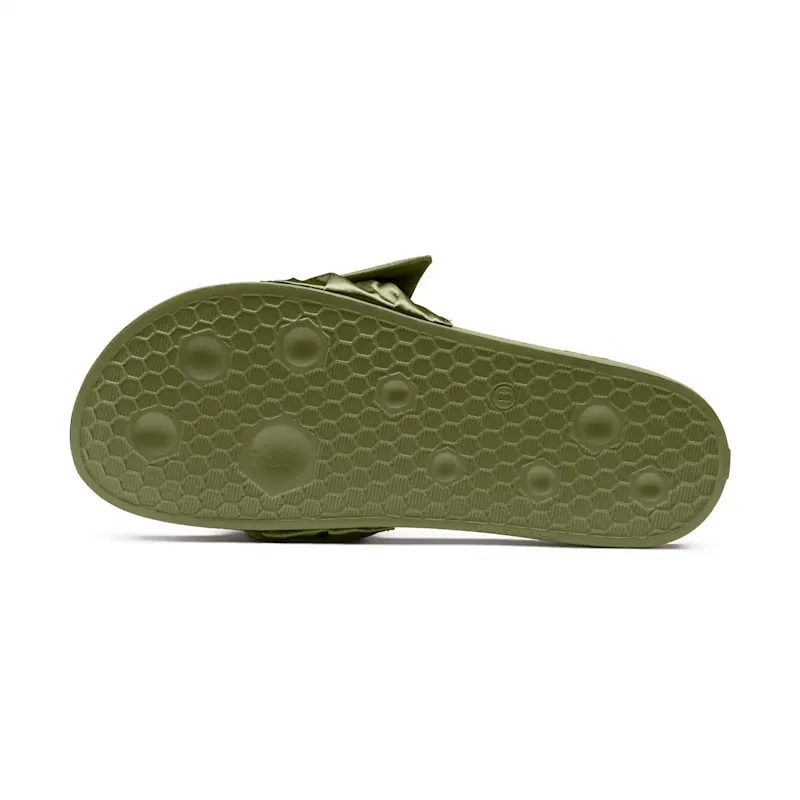 Puma Bow Slide Rihanna Fenty Olive (W) Olive Branch/Puma Silver (365774-01)