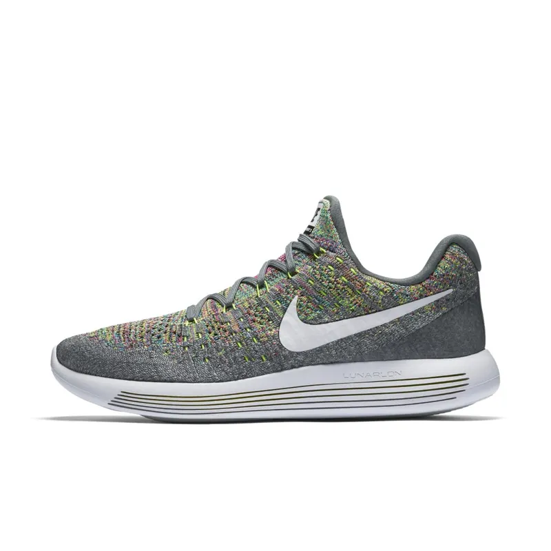 Nike  Lunarepic Low Flyknit 2 Cool Grey/White-Volt-Blue Glow Cool Grey/White-Volt-Blue Glow (863779-003)