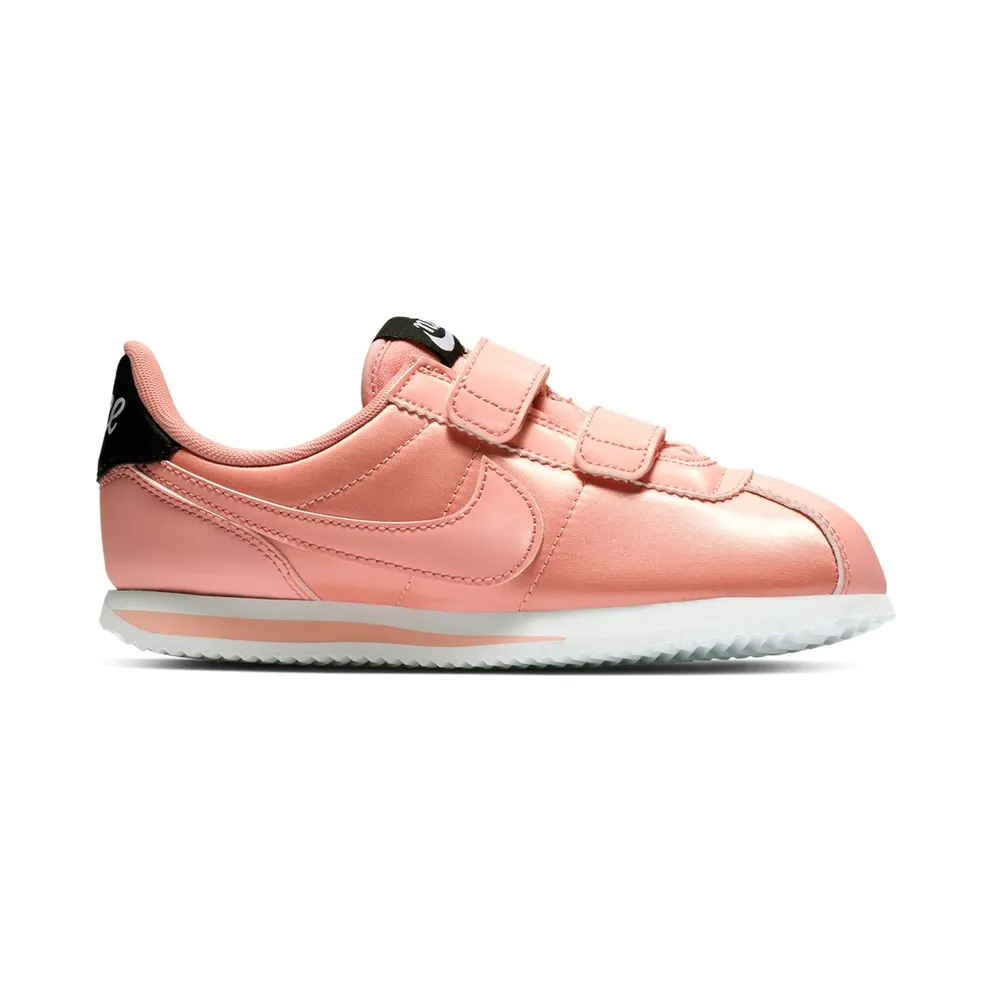 Nike Cortez Basic Valentines Day 2019 Bleached Coral (PS) Bleached Coral/Bleached Coral-Black-White (BQ7099-600)