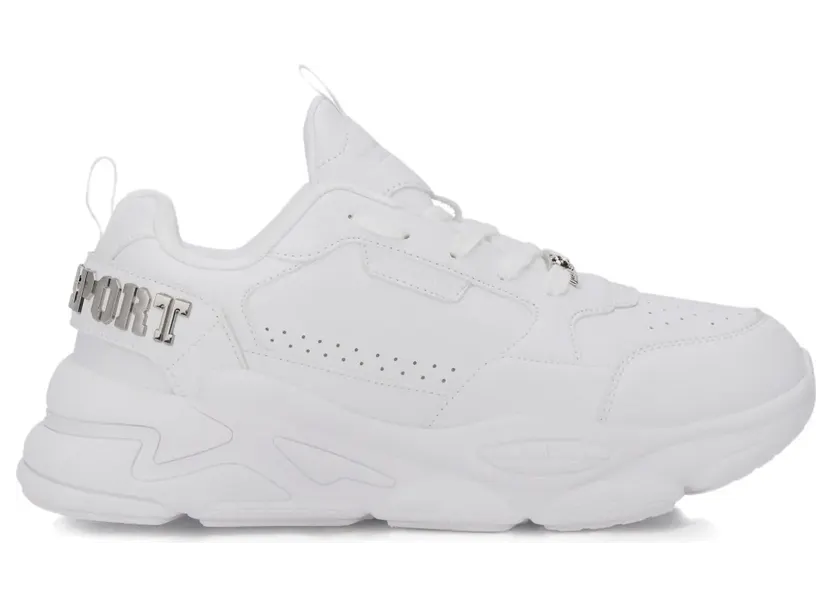 Plein Sport Ghost X // Gen.X.05 sneakers met logoplakkaat – Zwart (FAESUSC0855SLE004N)