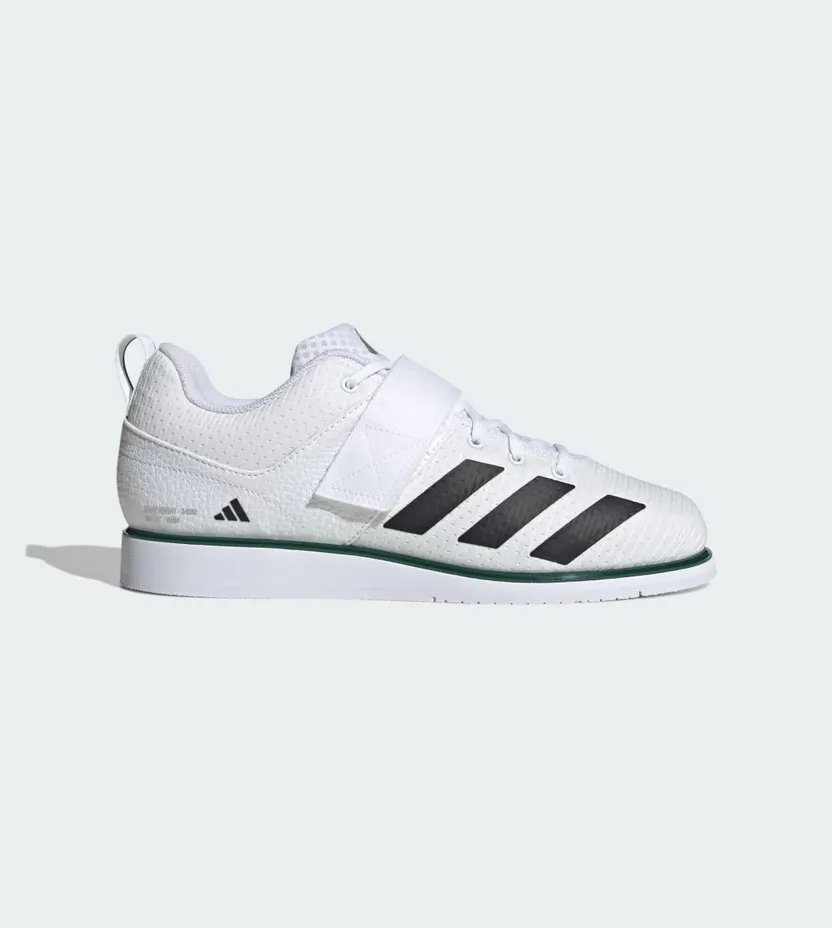 Adidas Powerlift 5 Weightlifting Cloud White / Core Black / Collegiate Green (IH8236)