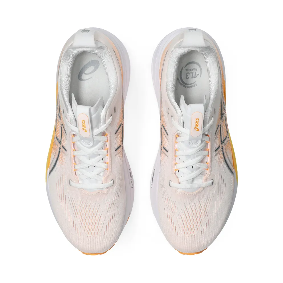 ASICS GEL-KAYANO 33 “White / Stadium Orange” (1011C167-101)