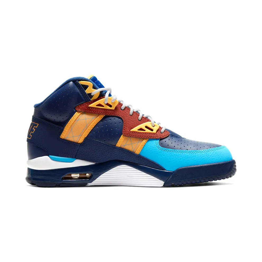 Nike Air Trainer SC High LA Rams Navy/Aqua-Brown-Yellow (CW6023-400)