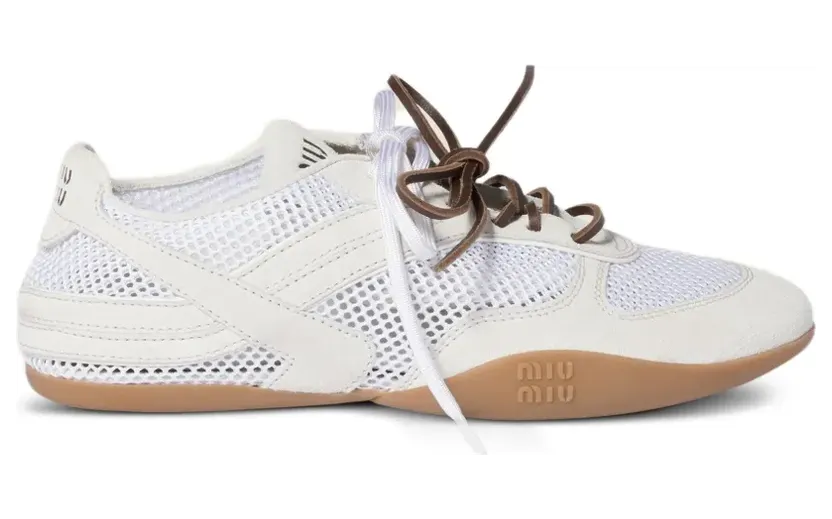 Miu Miu Miu Gymnasium mit Netzeinsatz “Brown” (5E589EF0053KU1)
