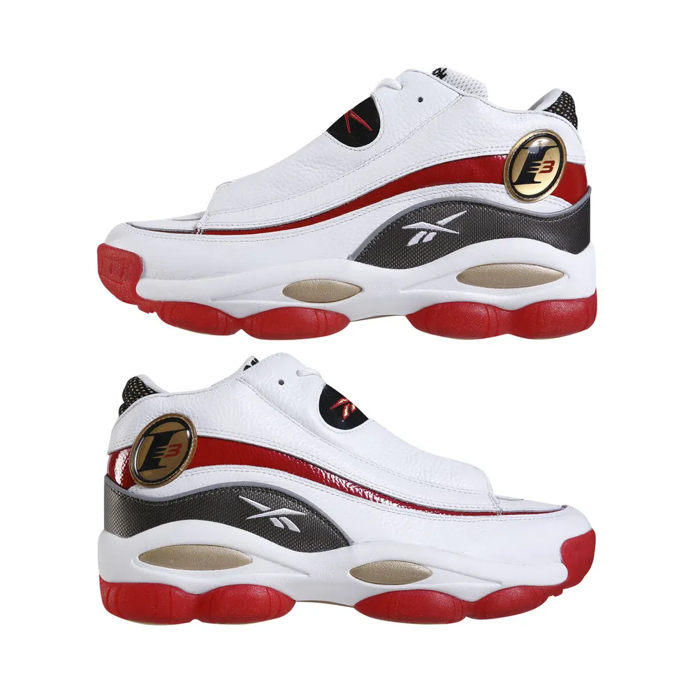 Reebok Answer DMX White Red (2018) White/Excellent Red-Brass (Other Brands Reebok)