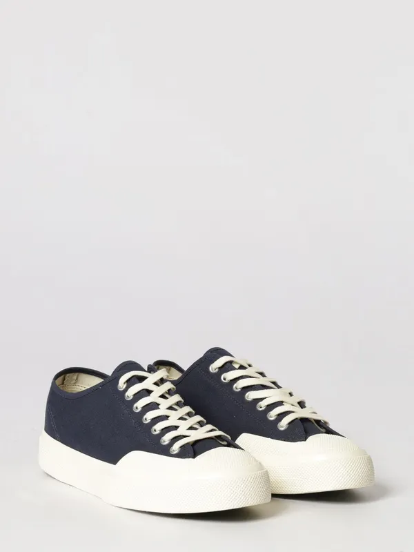 SUPERGA 2432 Works Cotton with Rubber Toe Cap and Sole Blue (S51347WA2F)
