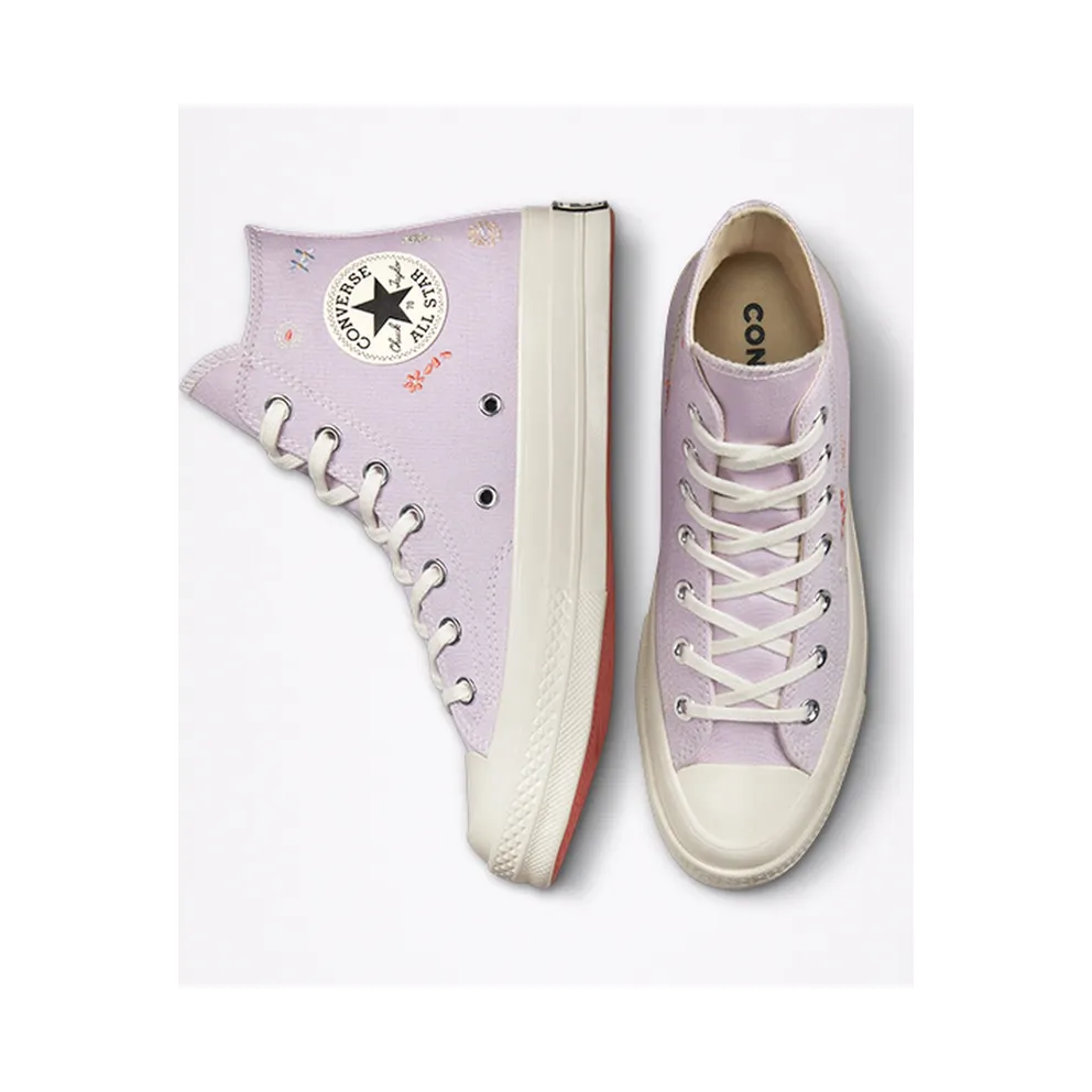 Converse Chuck 70 Embroidered Floral Pale Amethyst/multi/egret (A01584C)