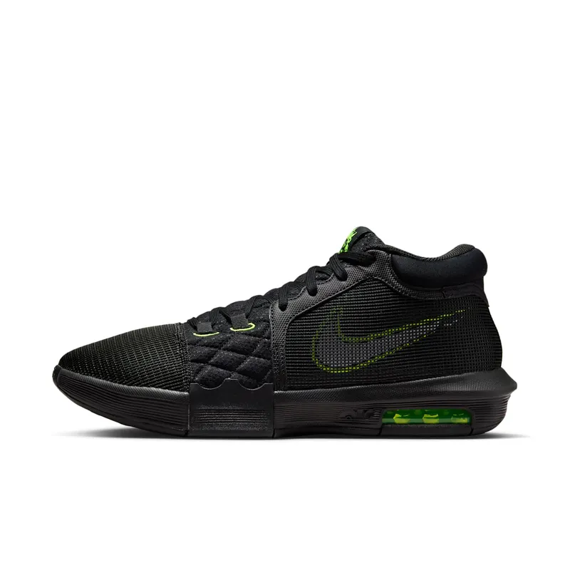 Nike LeBron Witness 8 “Black / Volt” (FB2239-002)