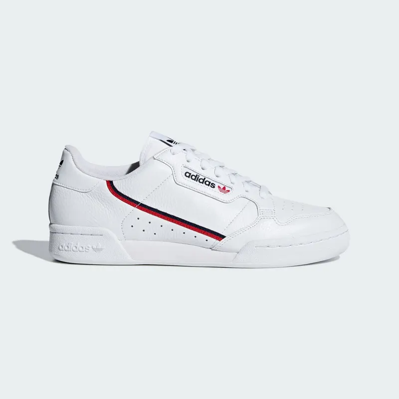 adidas Continental 80 White Scarlet Navy Cloud White/Scarlet/Collegiate Navy (G27706)