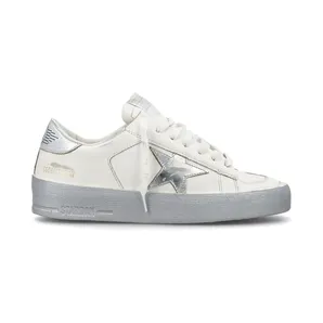 Golden Goose Stardan White Silver-tone (GWF00128F00218780185)