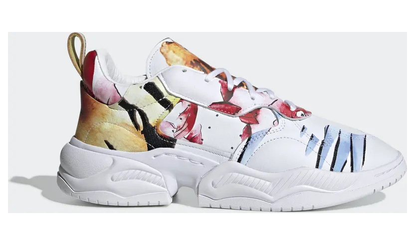 adidas Supercourt RX Schuh Cloud White / Cloud White / Gold Metallic (FW5354)