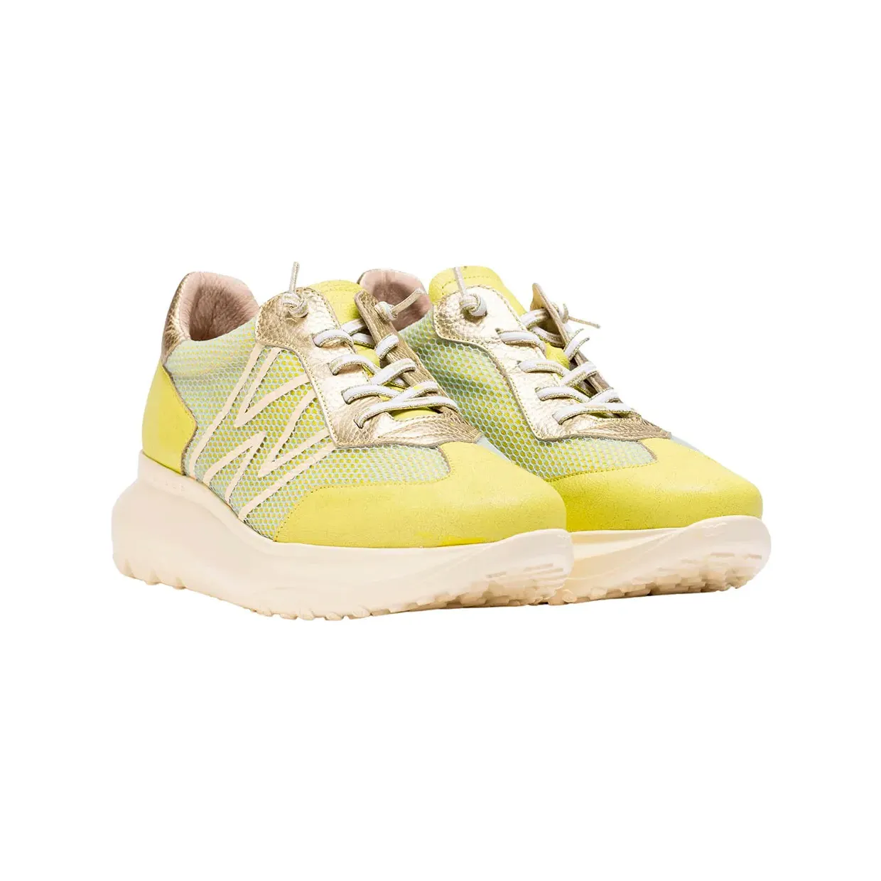 wonders-sneaker A-4001-Comb.Cyber/Plan