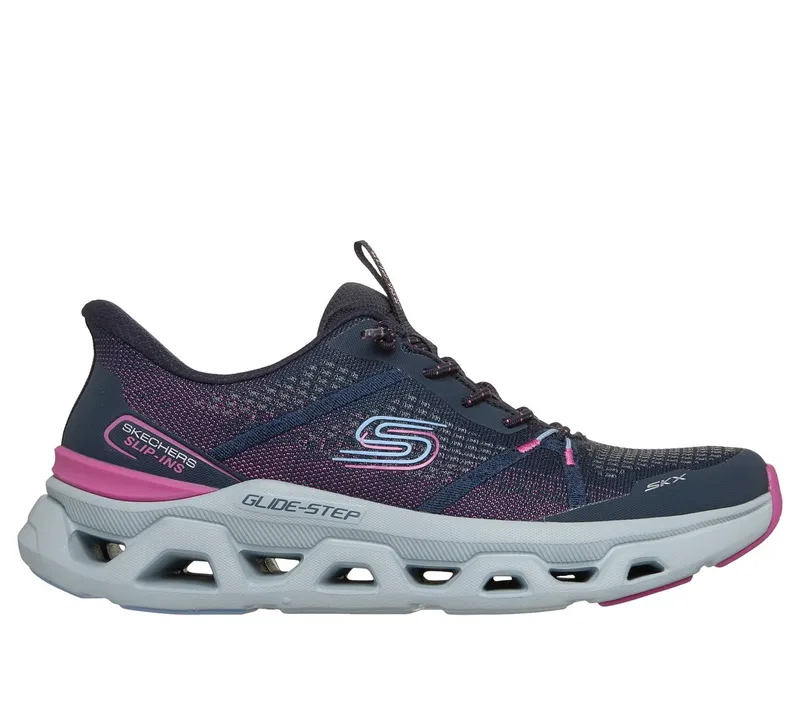 Skechers Slip-ins: Glide-Step Altus – Fast Lane Sneaker Marine/Pink