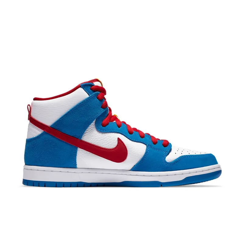 Nike SB Dunk High Doraemon Light Photo Blue/Light Photo Blue-Speed Yellow-University Red (CI2692-400)