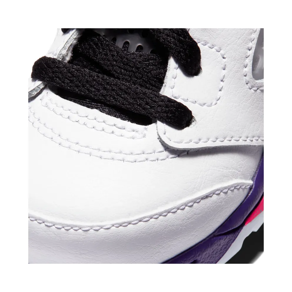 Jordan 5 Retro Alternate Bel-Air (TD) White/Court Purple-Racer Pink-Ghost Green (DB3025-100)