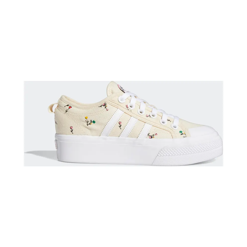 adidas Nizza Platform Schuh Cloud White / Cloud White / Rose Tone (H02682)