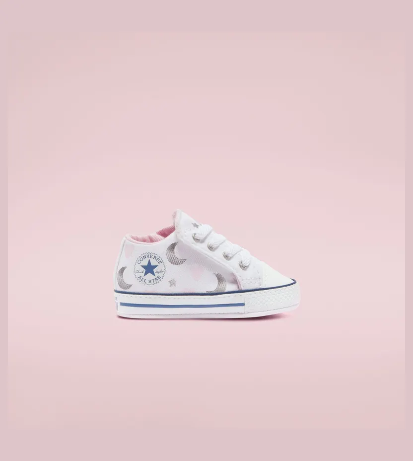 Converse My Wish Chuck Taylor Cribster Mid White/pink/silver (871092C)