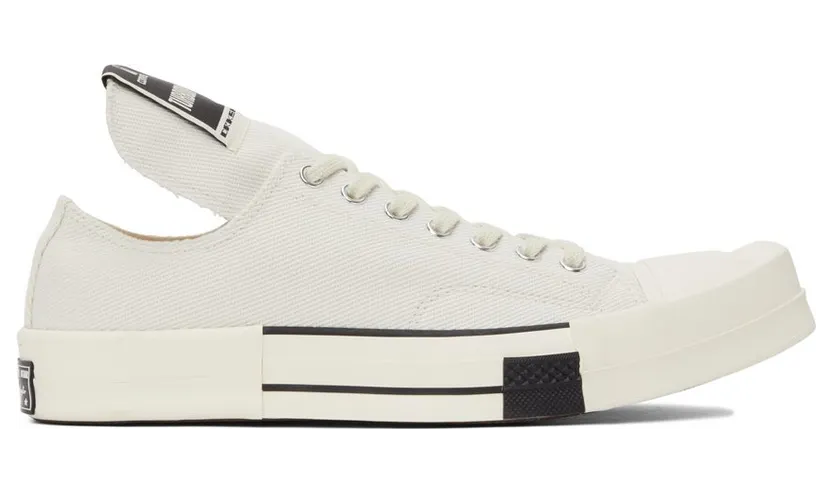 Rick owens Off-White Converse Edition TurboDrk Chuck 70 Low 111 MILK (DC02AX766 CTDR1)