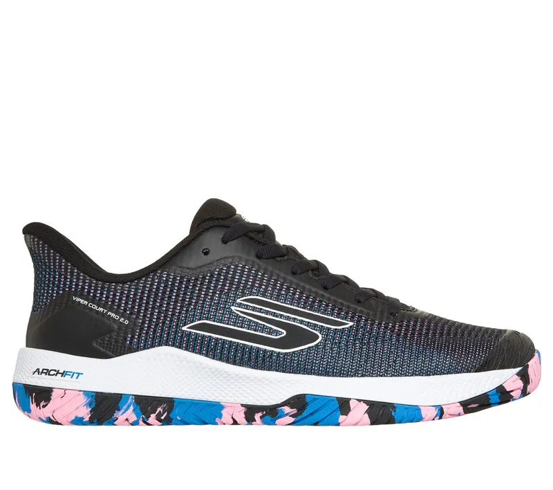 Skechers Viper Court Pro 2.0 Sneaker Black/Blue/Pink