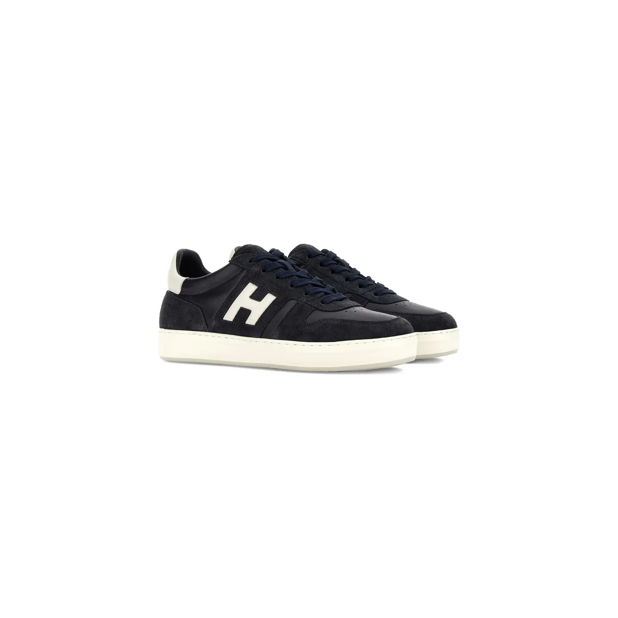 Hogan H-TV Suede Logo “Blue/White” (HXM6680FZ00U HC01VU) (4)