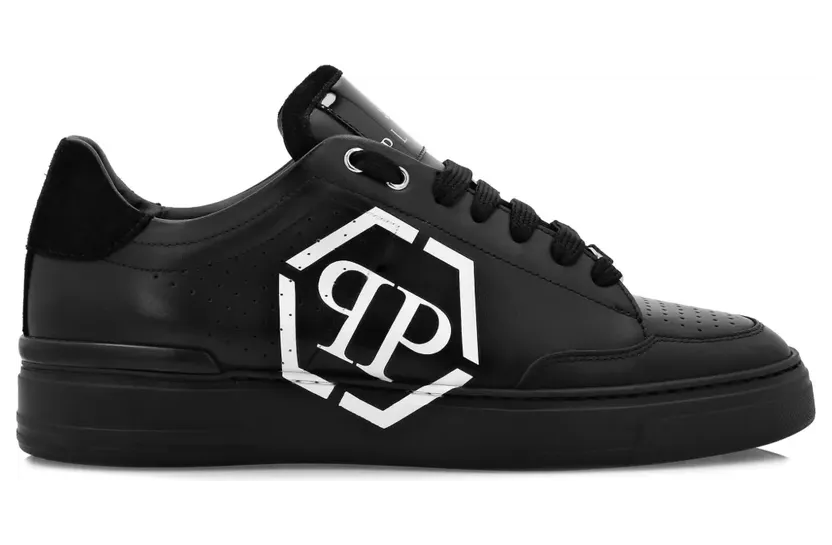 Philipp Plein Hexagon Sneakers mit Logo – Weiß (FADSMSC3981PLE005N)