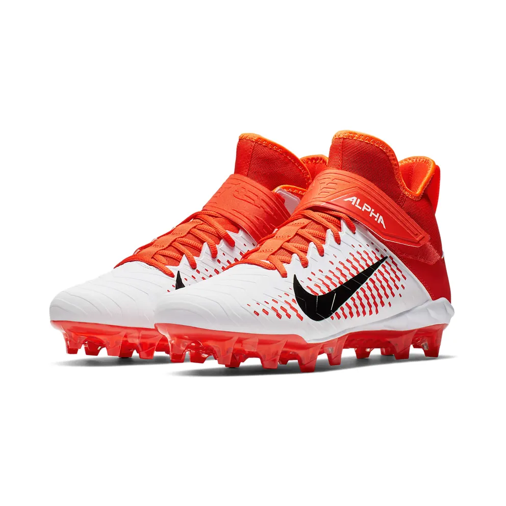 Nike Alpha Menace Pro 2 Mid White Team Orange White/Team Orange/Total Orange (AQ3209-107)
