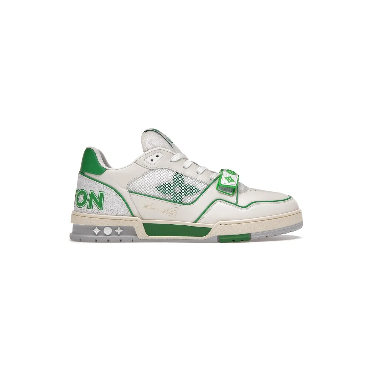 Louis Vuitton Trainer Green Mesh (1A98V1)