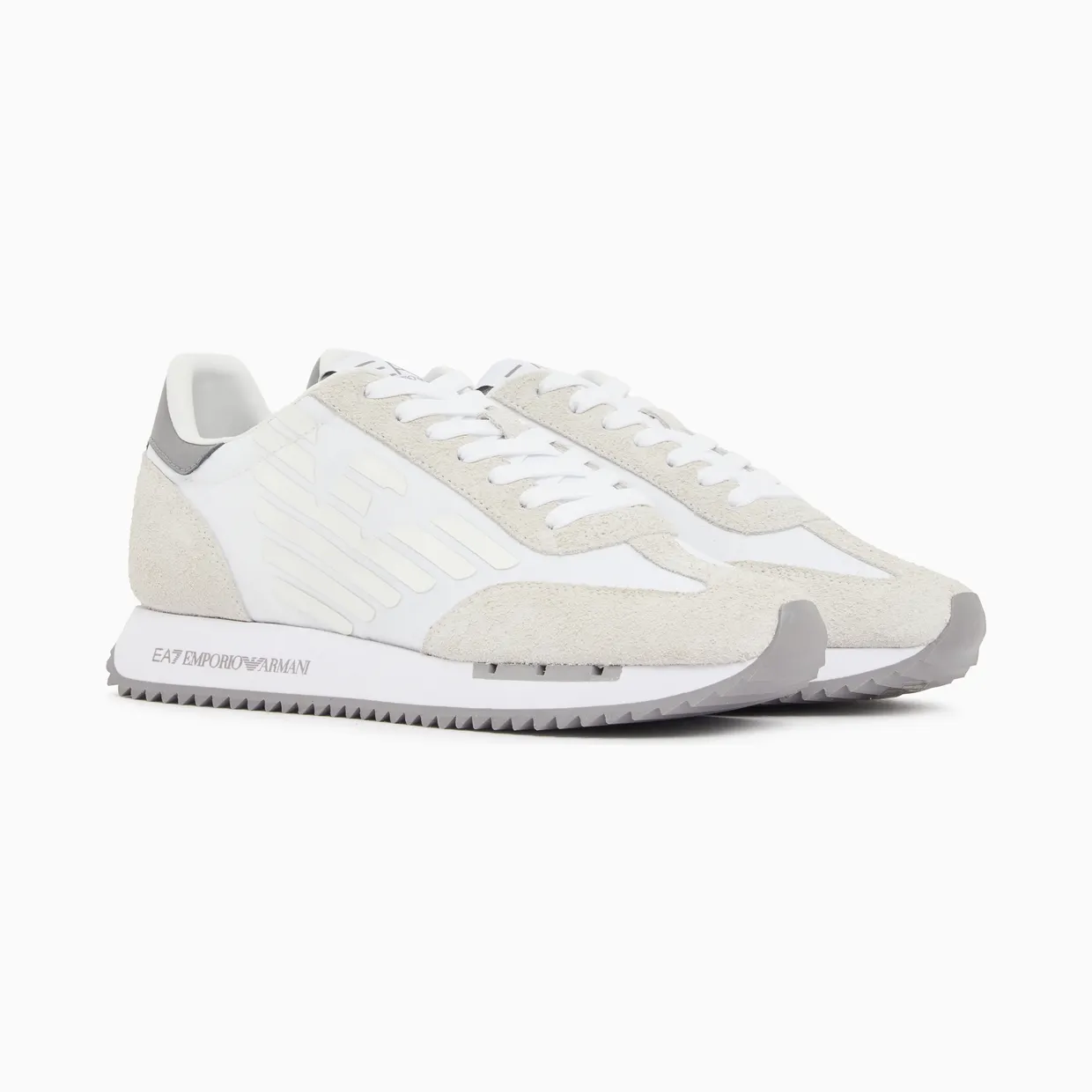 Armani Black And White In Nylon And Suede With Rubber Sole (7X000870-AF28085-M0433) (2)