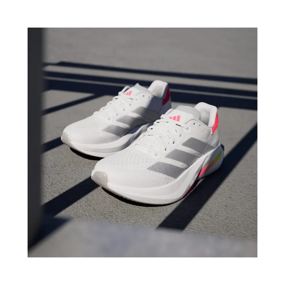 Adidas Duramo Speed 2 Running Shoes Cloud White / Silver Metallic / Lucid Red (IF9392)