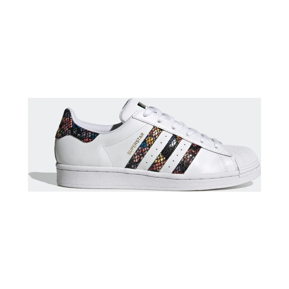 adidas Superstar Schuh Cloud White / Core Black / Red (FW3692)