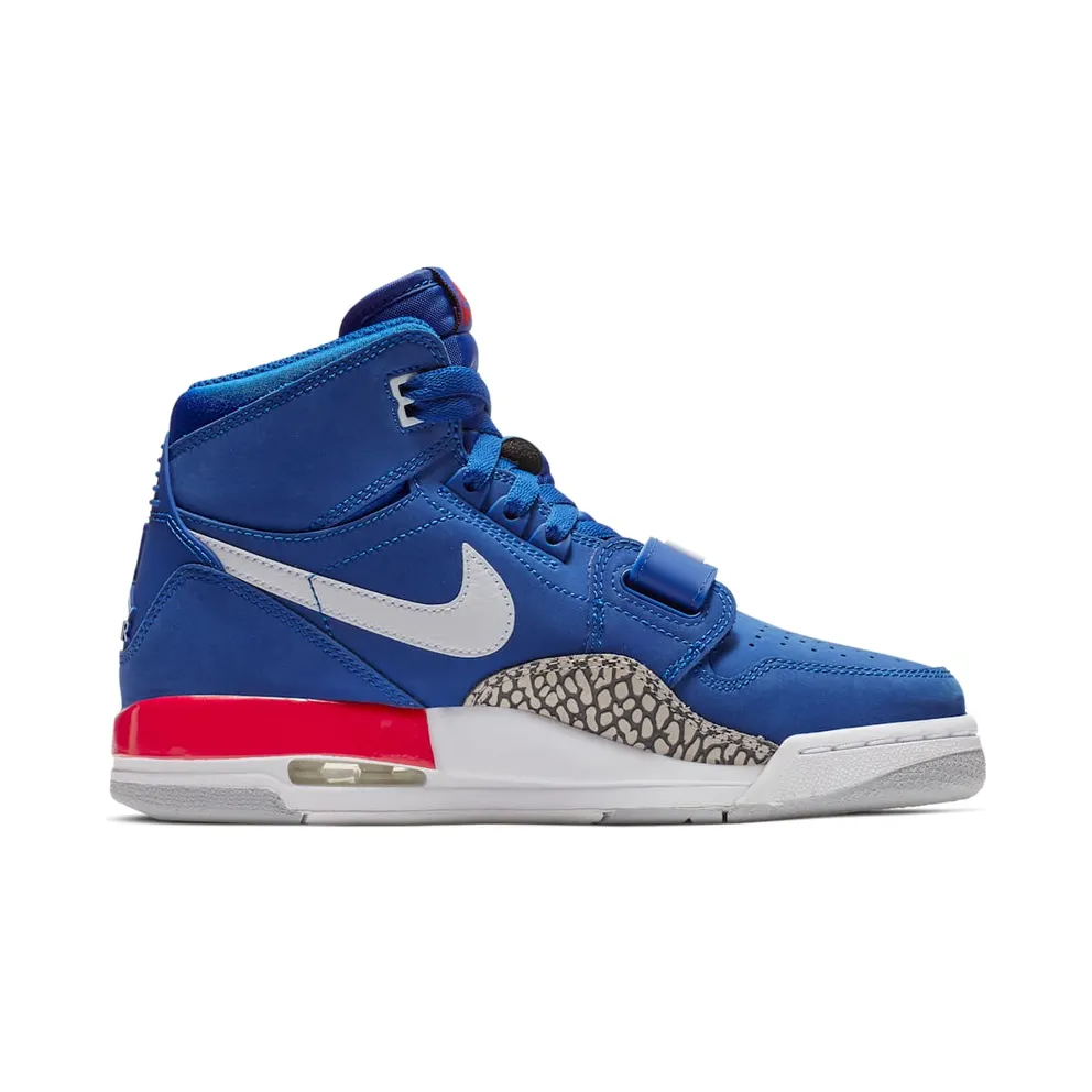 Jordan Legacy 312 Pistons (GS) Bright Blue/White-University Red (AT4040-416)