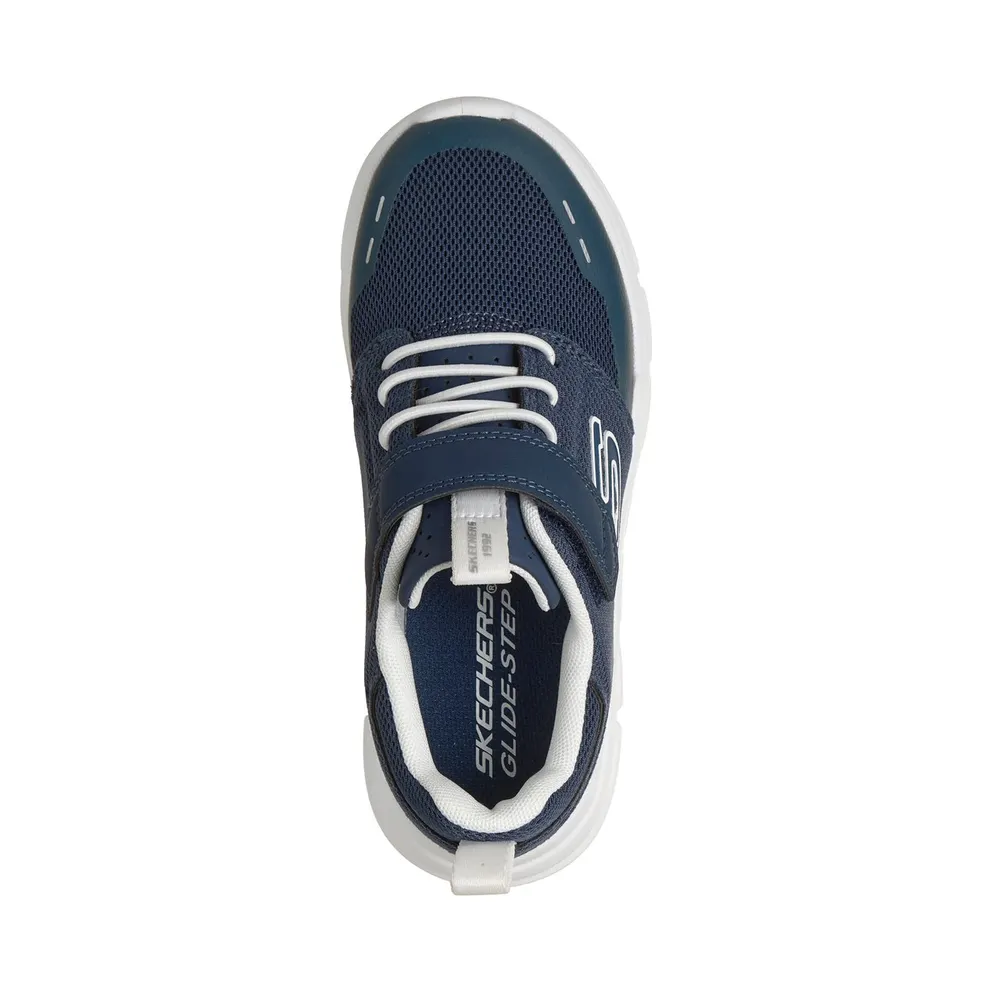 Skechers Glide-Step Flow Sneaker Marine/White