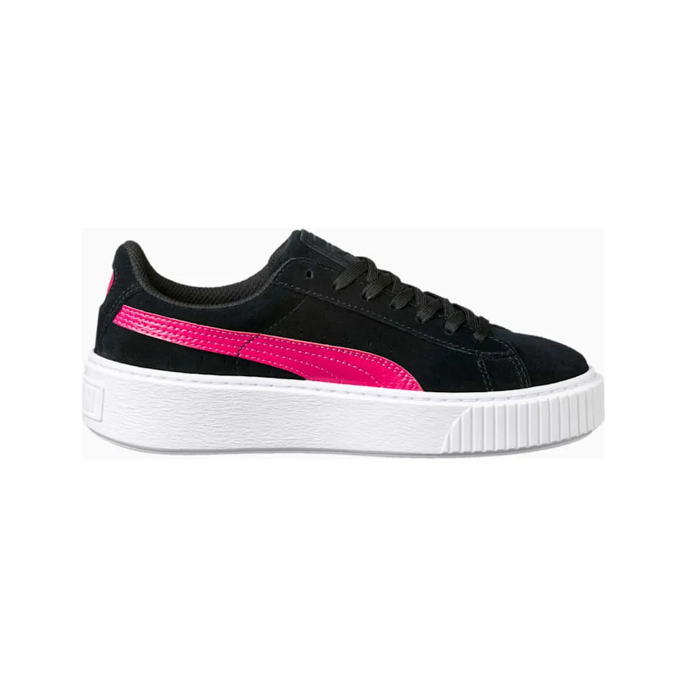 Puma Suede Platform Snake “Black Pink” (363906-01)