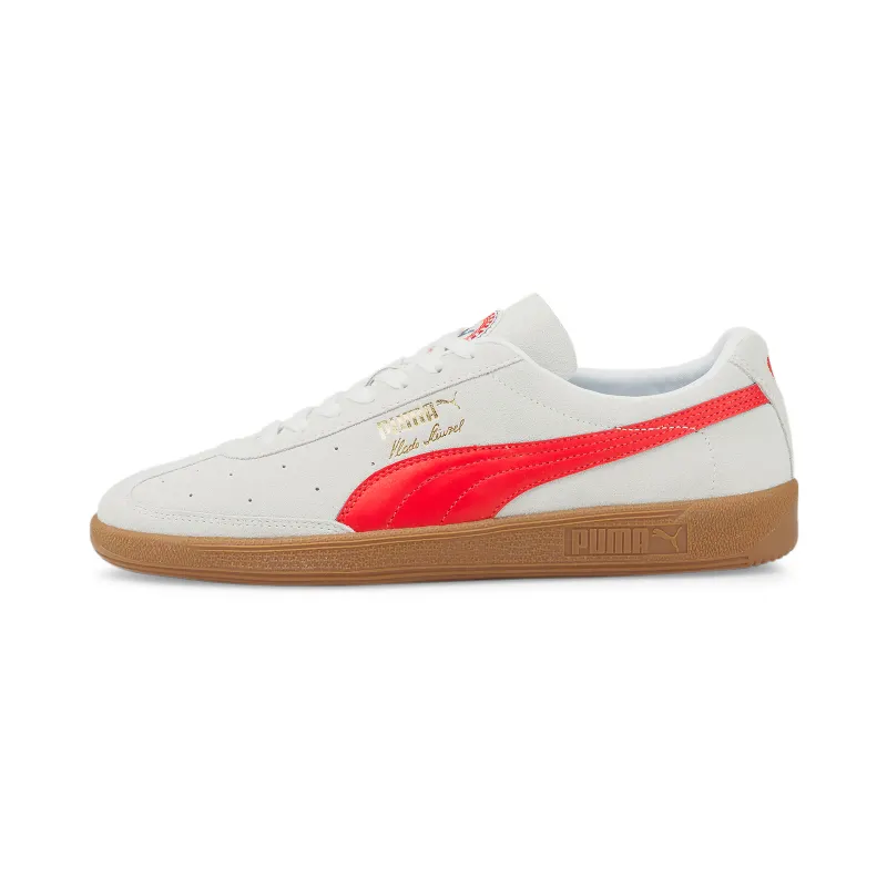 Vlado Stenzel PUMA Legends Men’ White/High Risk Red/Gum (384252-01)