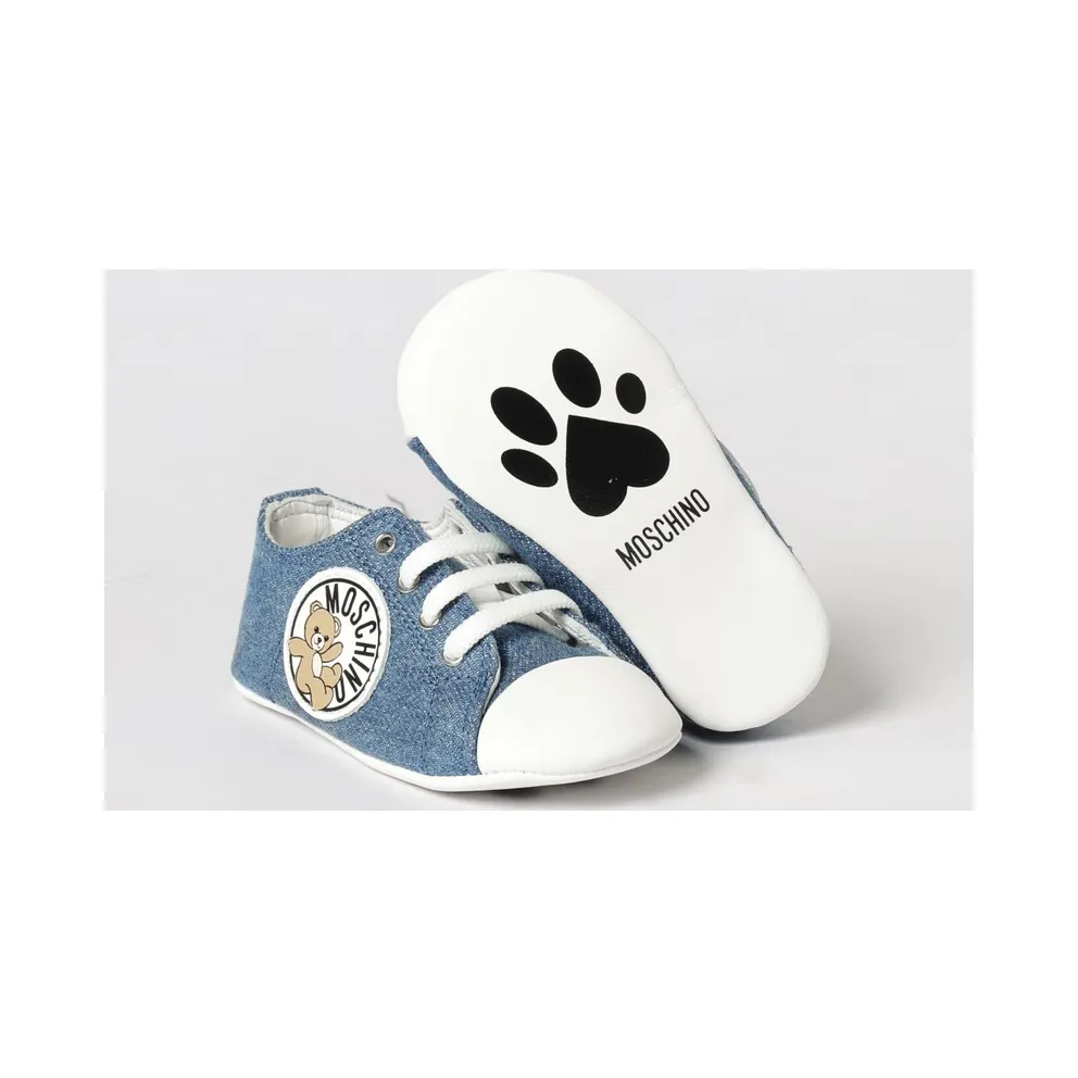 Moschino Cotton Denim and Leather Blue (8289301)
