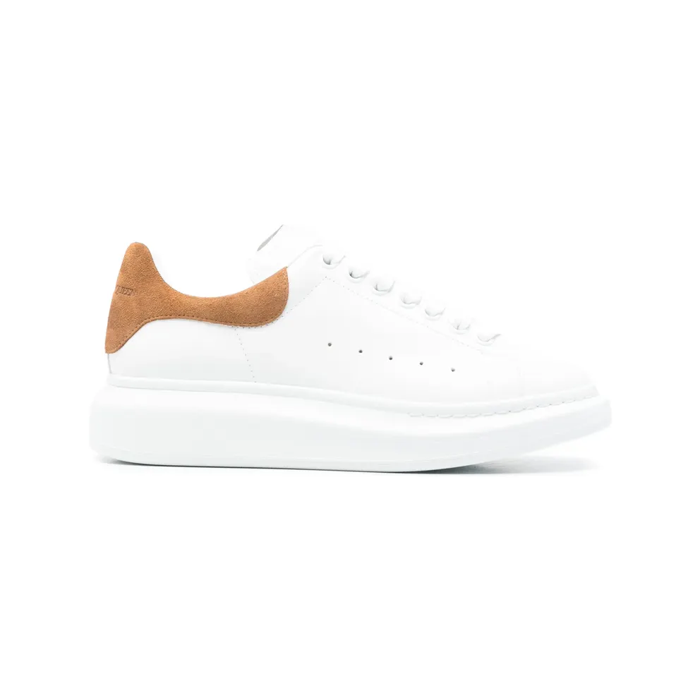 Alexander Mcqueen Leather “White/Brown” (553680 WIAJW 9900)