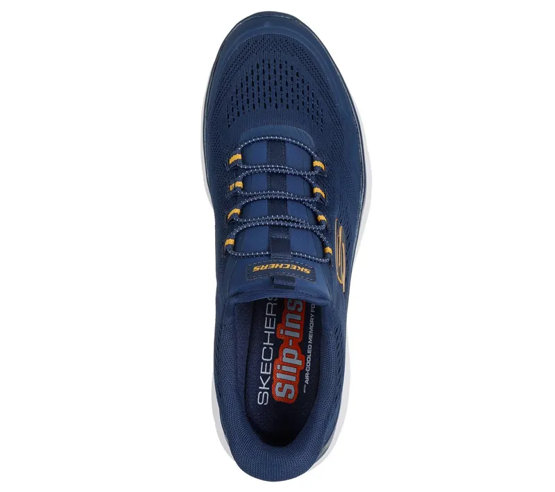 Skechers Slip-ins: Summits – Top Rate Sneaker Marine/Yellow