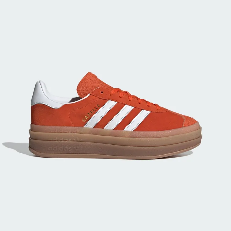adidas Gazelle Collegiate Orange / Cloud White / Gold Metallic (IG8672)